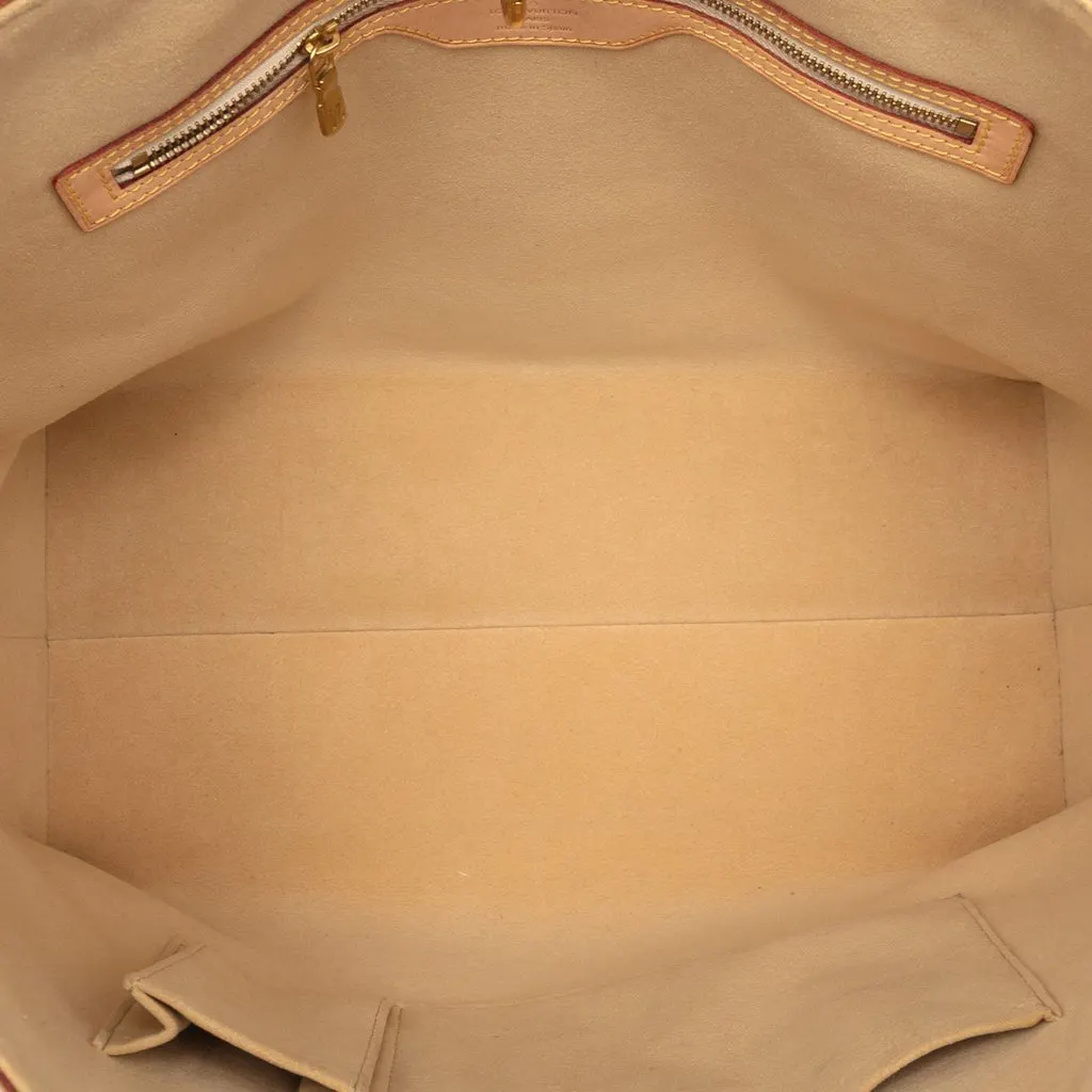 Louis Vuitton Damier Azur Hampstead MM White Canvas Very good - Model View