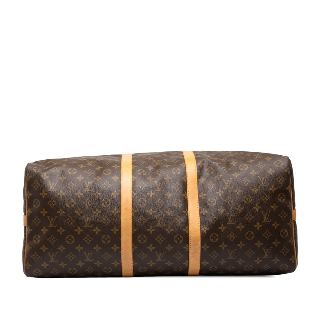 Louis Vuitton Monogram Keepall Bandouliere 60 Brown Canvas Very good - Inside View