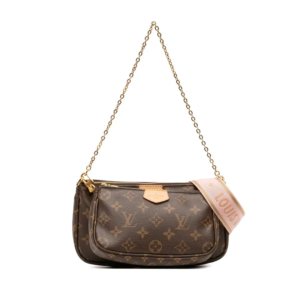Louis Vuitton Monogram Multi Pochette Accessoires Brown Canvas Very good - Front View