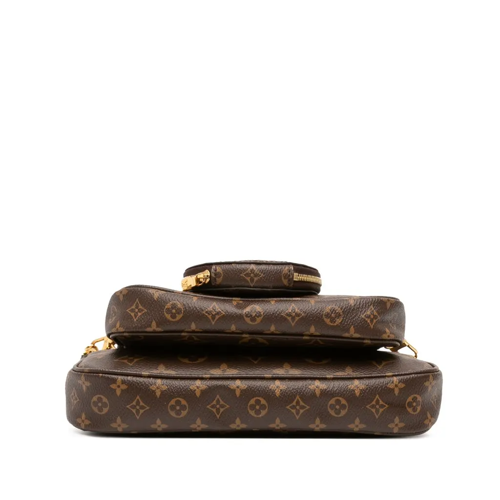 Louis Vuitton Monogram Multi Pochette Accessoires Brown Canvas Very good - Inside View