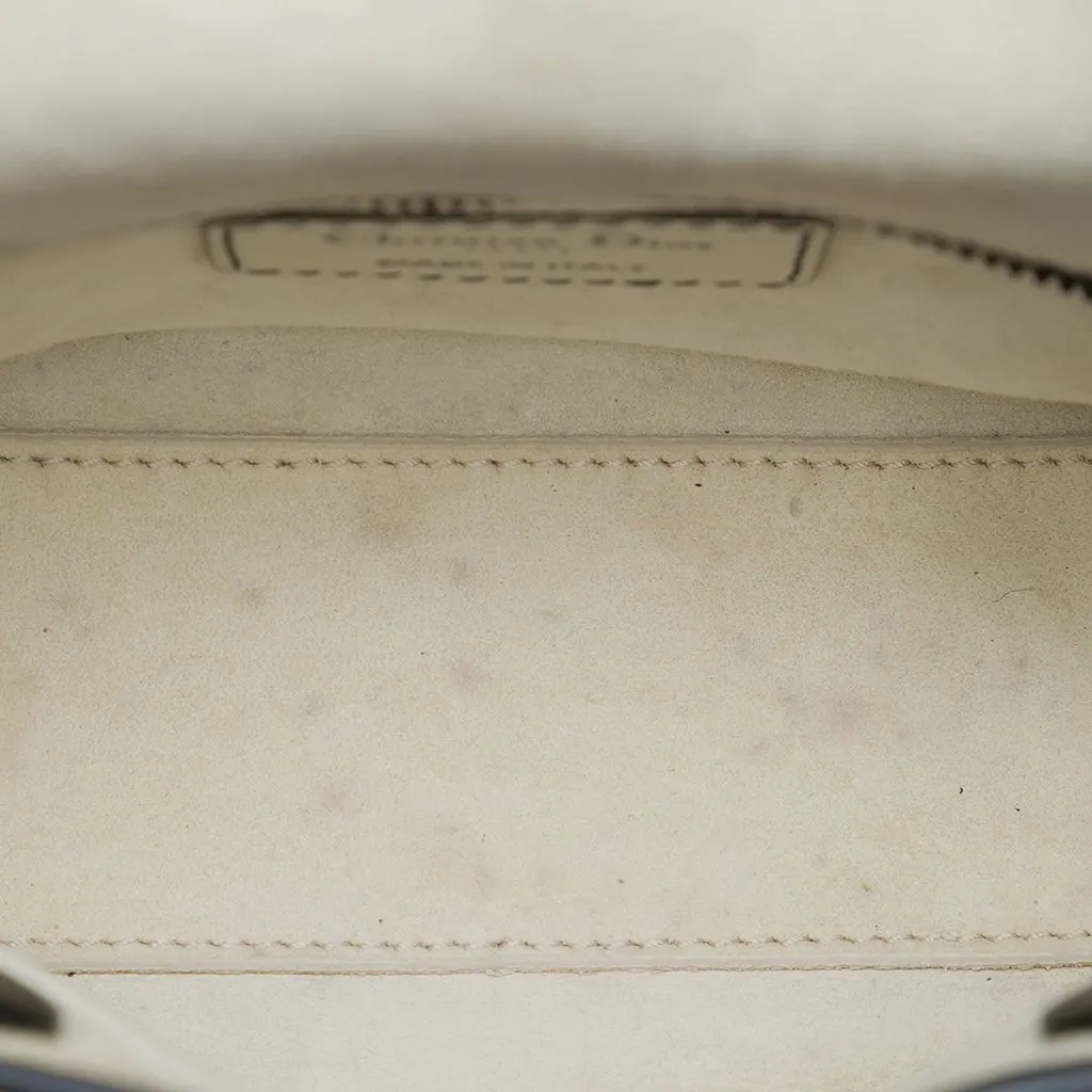 Dior Mini Lambskin Cannage Studded Supple Lady Dior White Leather Very good - Model View
