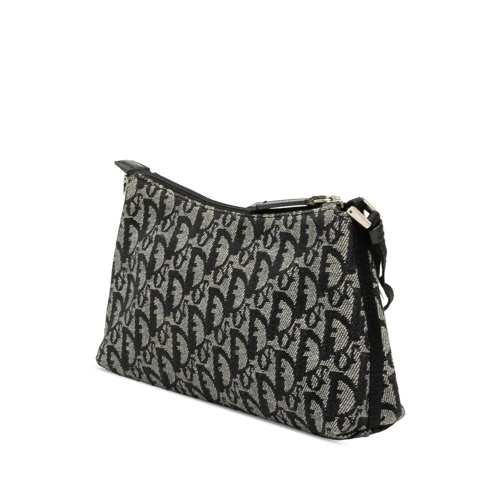 Dior Diorissimo Trotter Canvas Pochette Blue Good - Back View