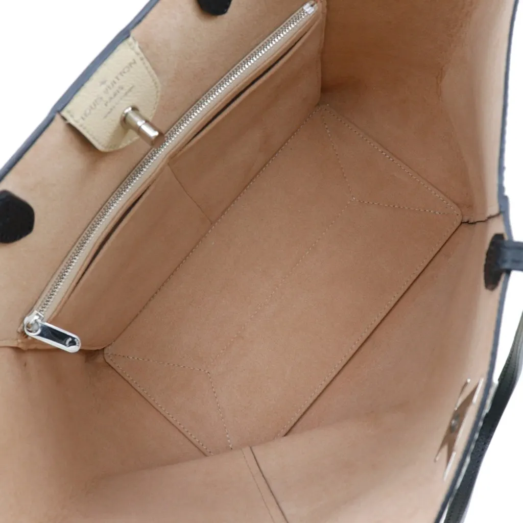 Louis Vuitton Bicolor Calfskin LockMe Cabas Beige Leather Very good - Inside View