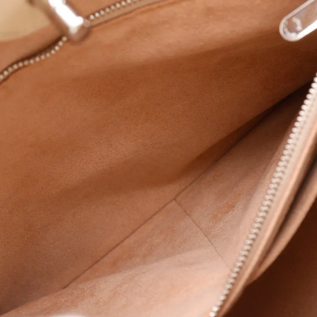 Louis Vuitton Bicolor Calfskin LockMe Cabas Beige Leather Very good - Model View