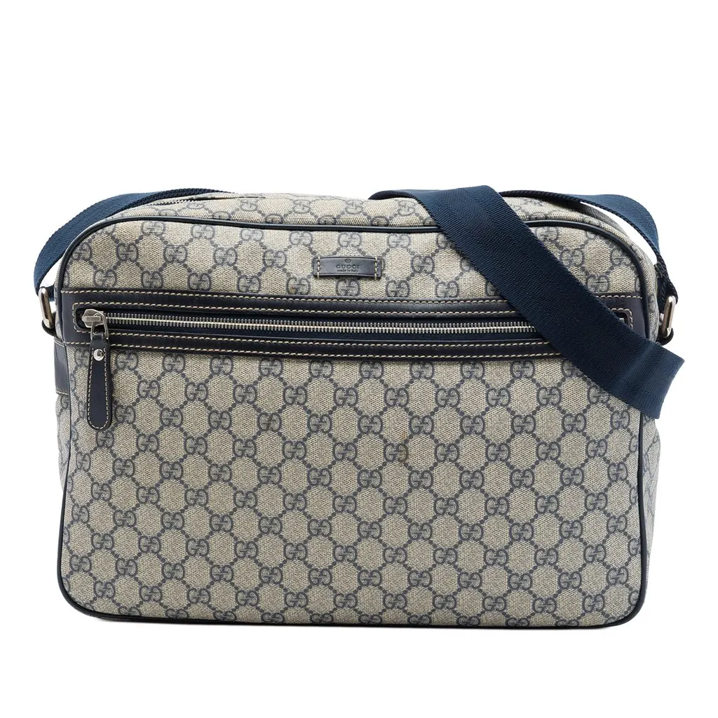 Gucci GG Supreme Crossbody Beige Very good - Front View