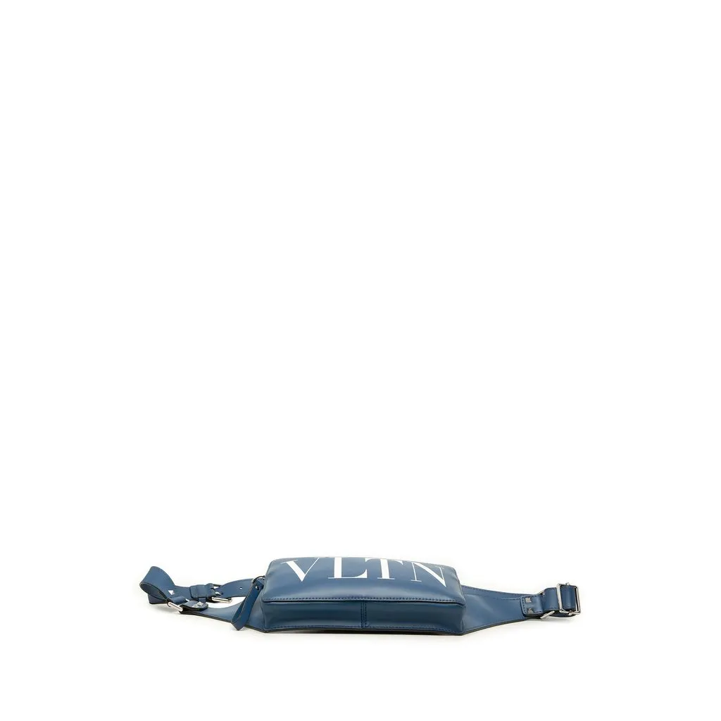 Valentino Leather VLTN Belt Bag Blue Leather Very good - Inside View