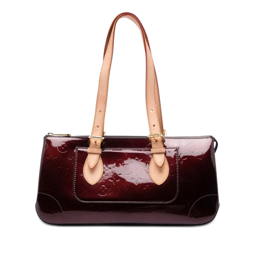 Louis Vuitton Monogram Vernis Rosewood Avenue Red Leather Very good - Front View