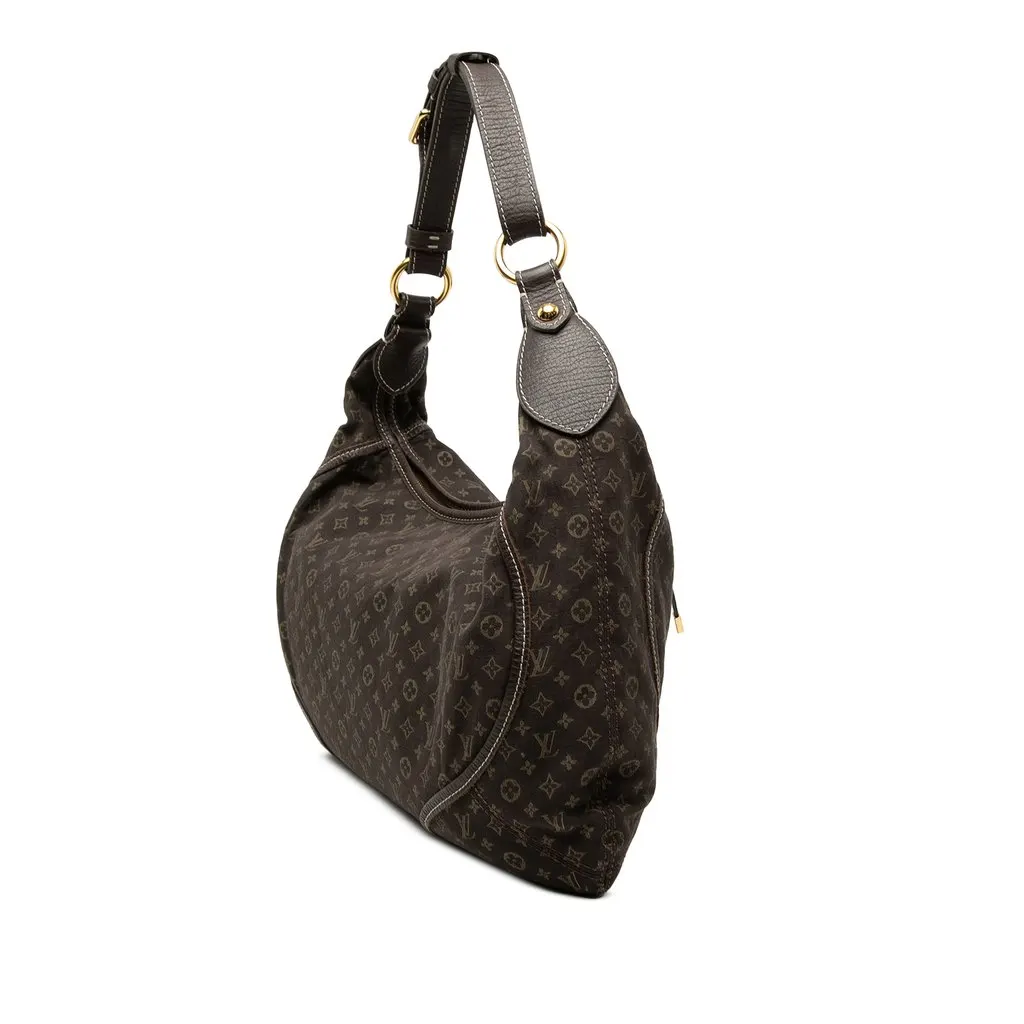 Louis Vuitton Monogram Mini Lin Manon MM Brown Very good - Back View