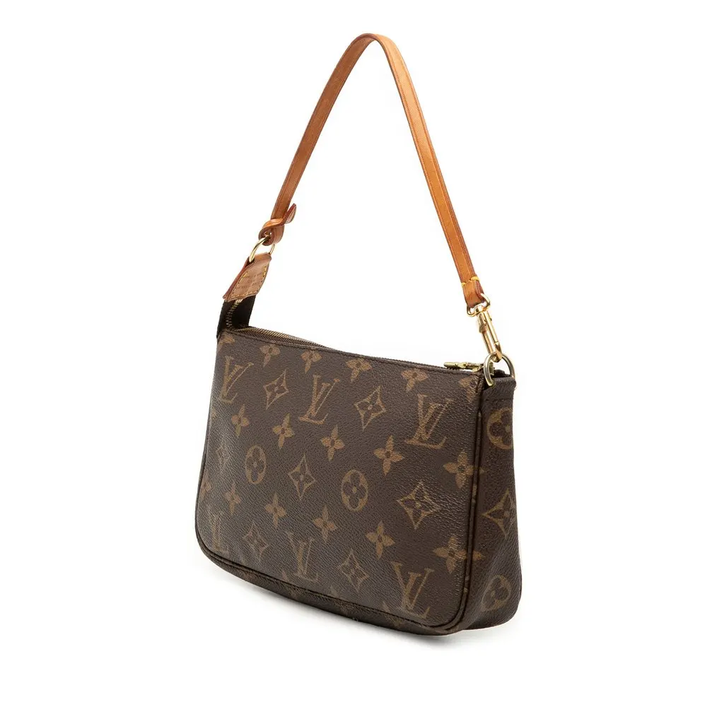 Louis Vuitton Monogram Pochette Accessoires Brown Very good - Back View
