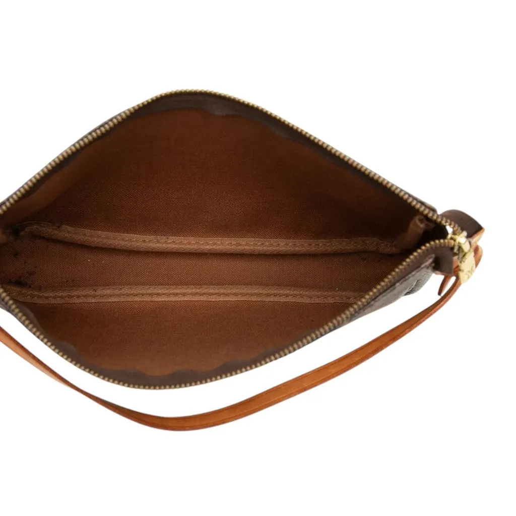Louis Vuitton Monogram Pochette Accessoires Brown Very good - Model View