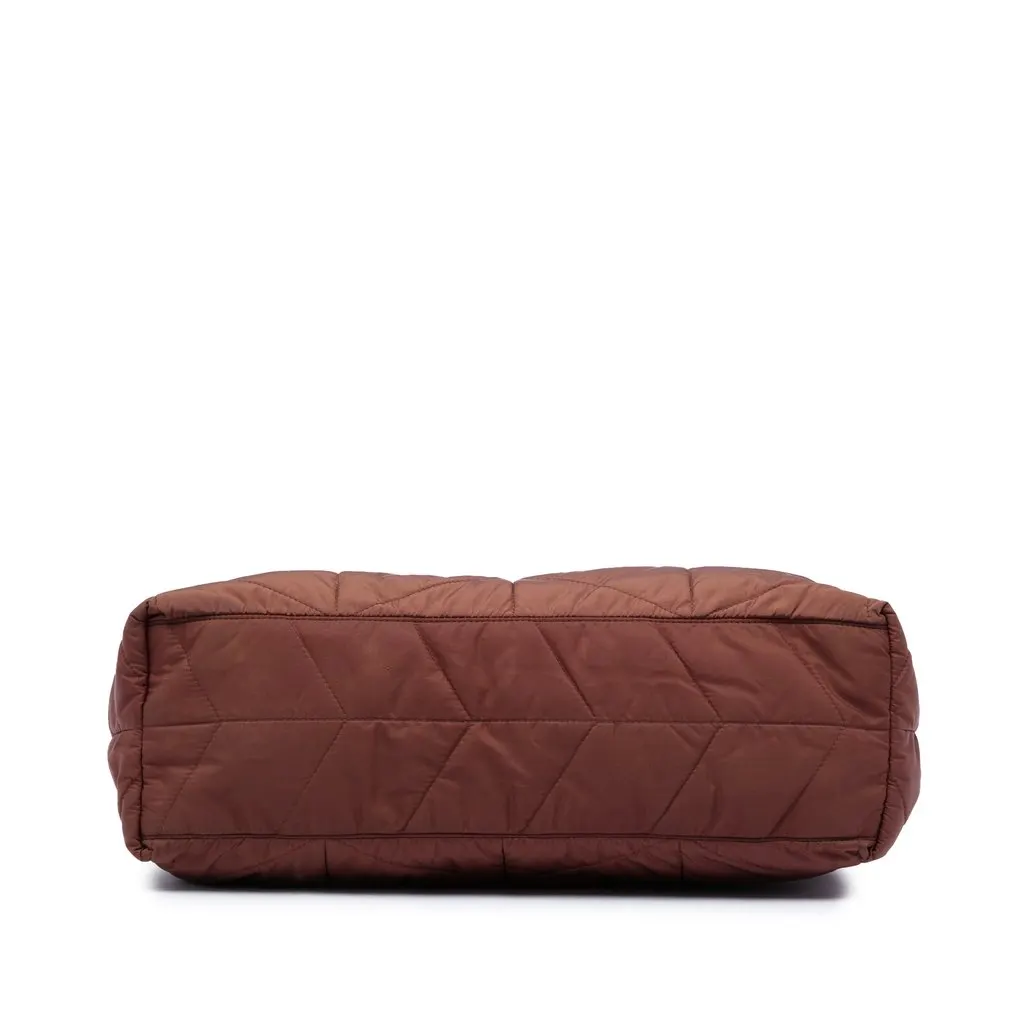 Prada Impuntu Tessuto Satchel Brown Very good - Inside View