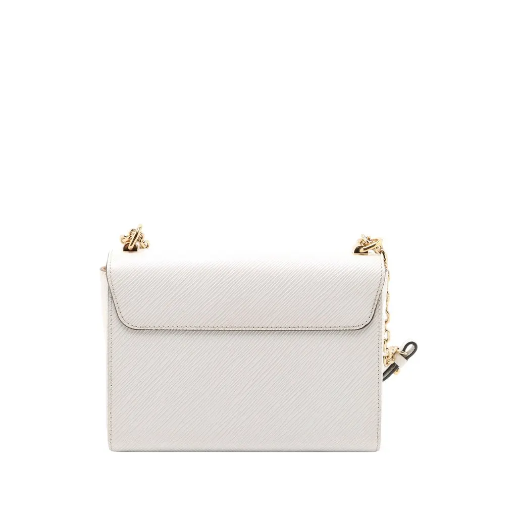Louis Vuitton Epi Twist MM White Leather Very good - Back View