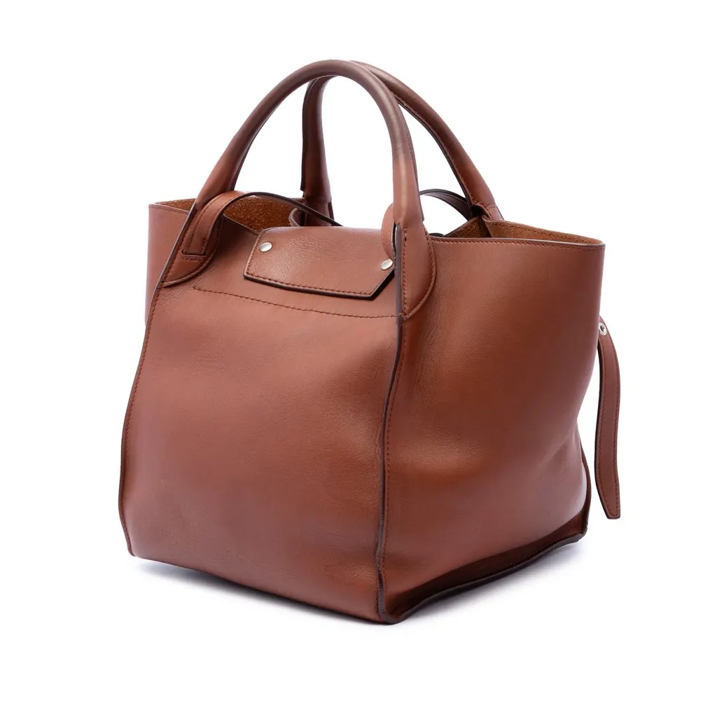 Celine Small Smooth Calfskin Big Bag Brown Leather Very good - Back View