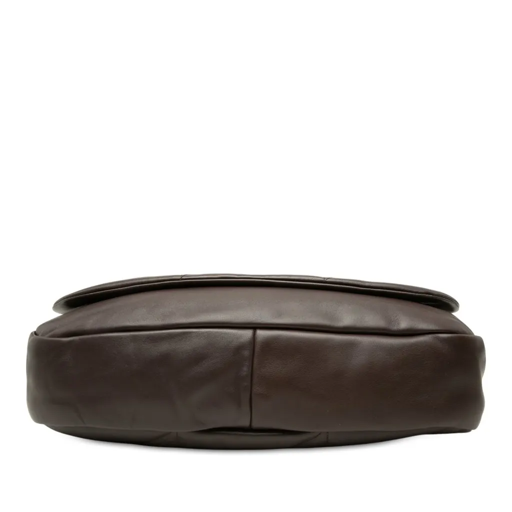 Saint Laurent Large Quilted Lambskin Jamie 4.3 Shoulder Bag Brown Leather Very good - Inside View