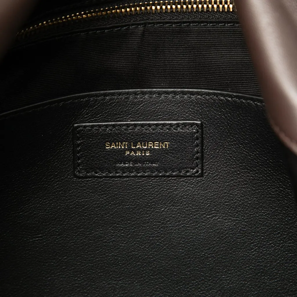 Saint Laurent Large Quilted Lambskin Jamie 4.3 Shoulder Bag Brown Leather Very good - Box View