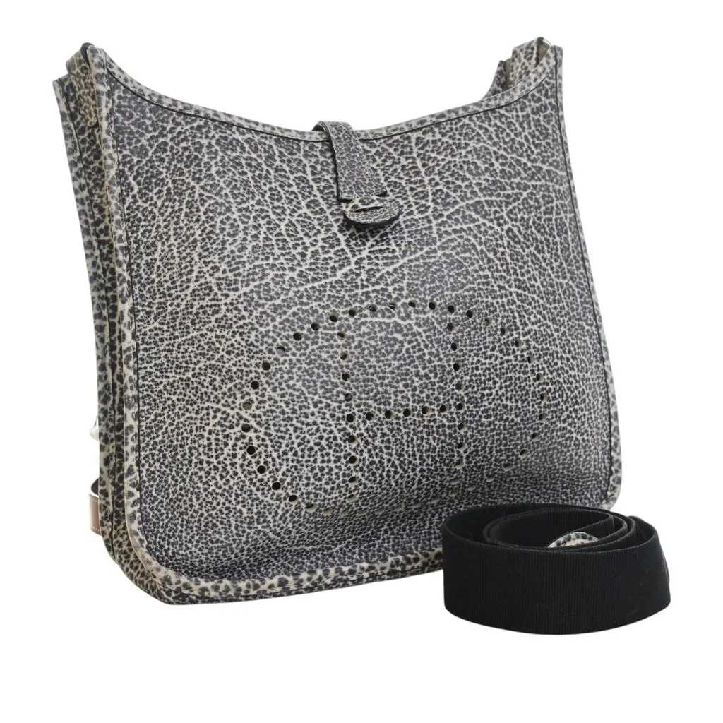 Hermès Dalmatian Buffalo Evelyne I 29 MultiColor Leather Very good - Back View