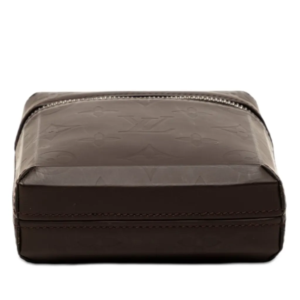 Louis Vuitton Monogram Glace Ray Belt Pouch Brown Leather Very good - Inside View