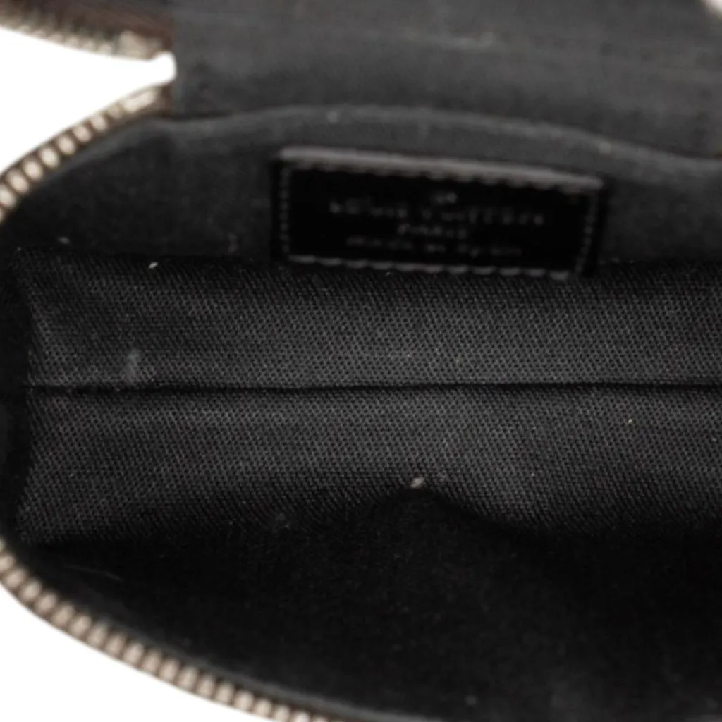 Louis Vuitton Monogram Glace Ray Belt Pouch Brown Leather Very good - Model View