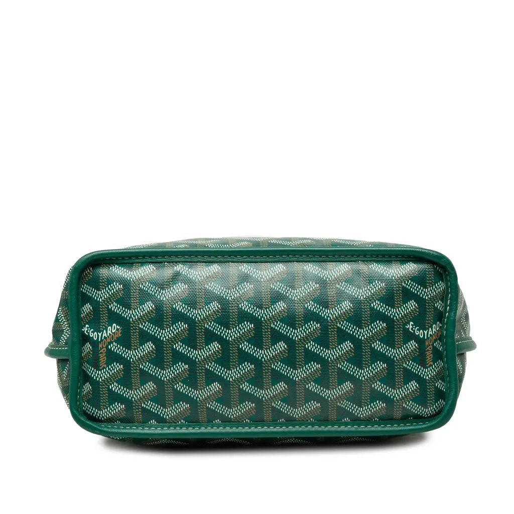 Goyard Mini Goyardine Reversible Anjou Green Canvas Good - Inside View