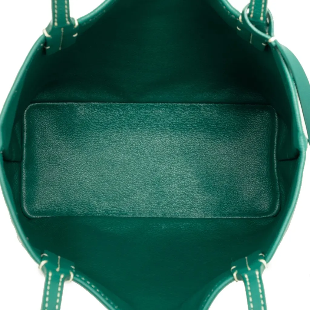 Goyard Mini Goyardine Reversible Anjou Green Canvas Good - Model View