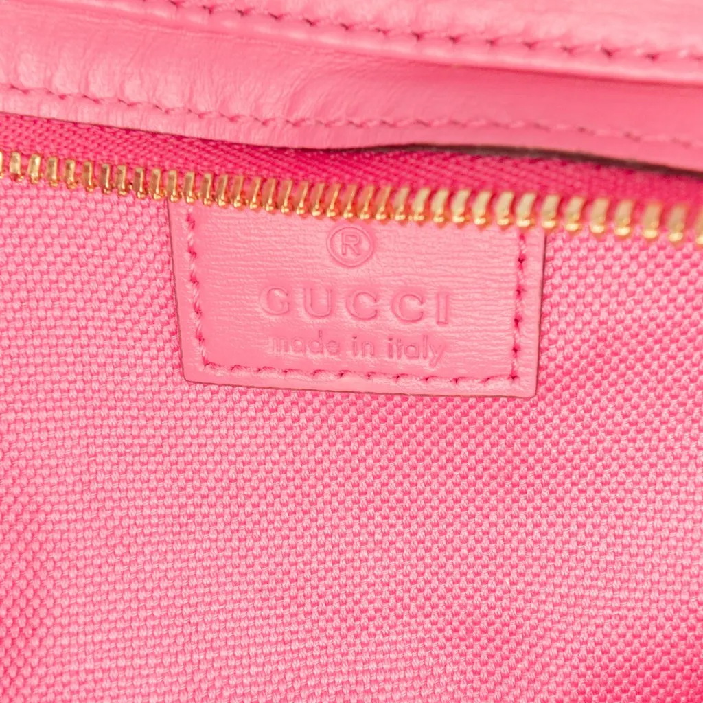 Gucci Mini GG Canvas Moon Side Shoulder Bag Pink Very good - Box View