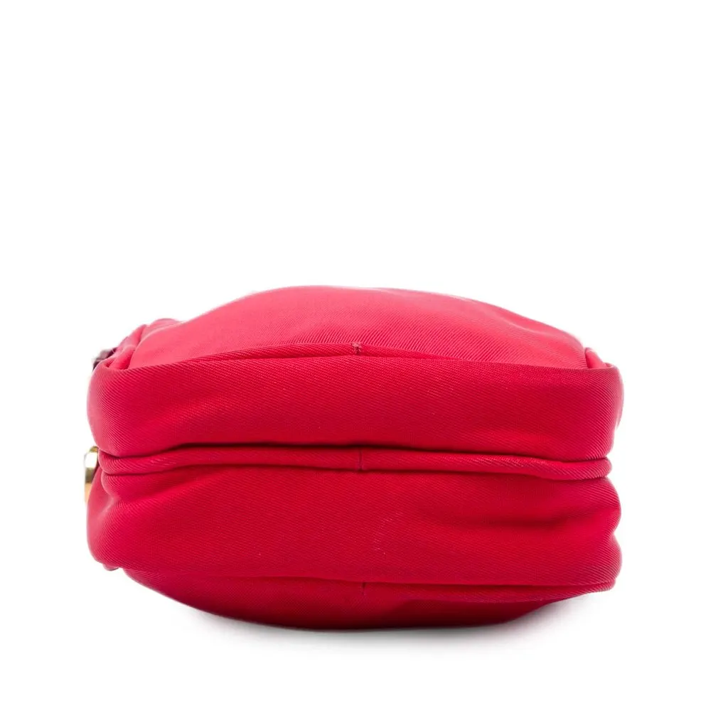 Prada Tessuto Double Zip Phone Case Red Polyamide Good - Inside View