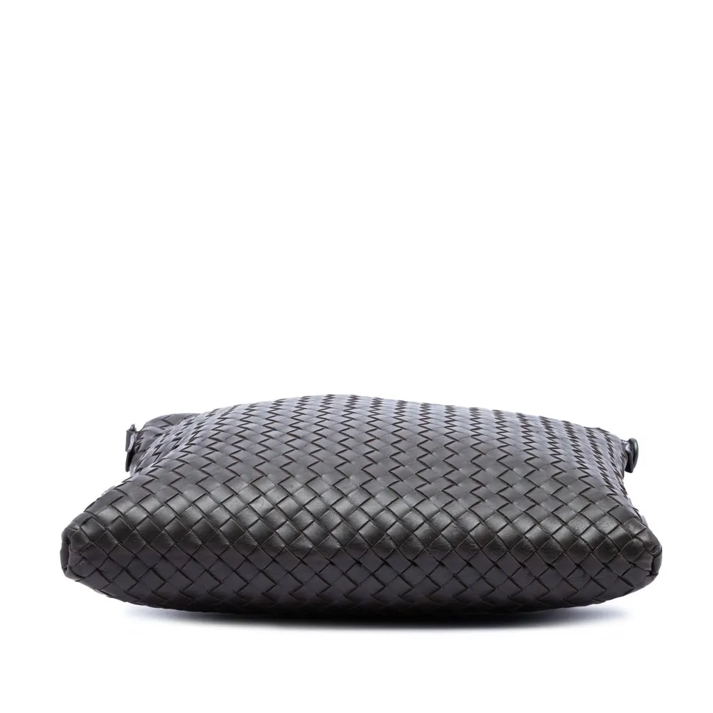 Bottega Veneta Nappa Intrecciato VN Crossbody Brown Leather Very good - Inside View