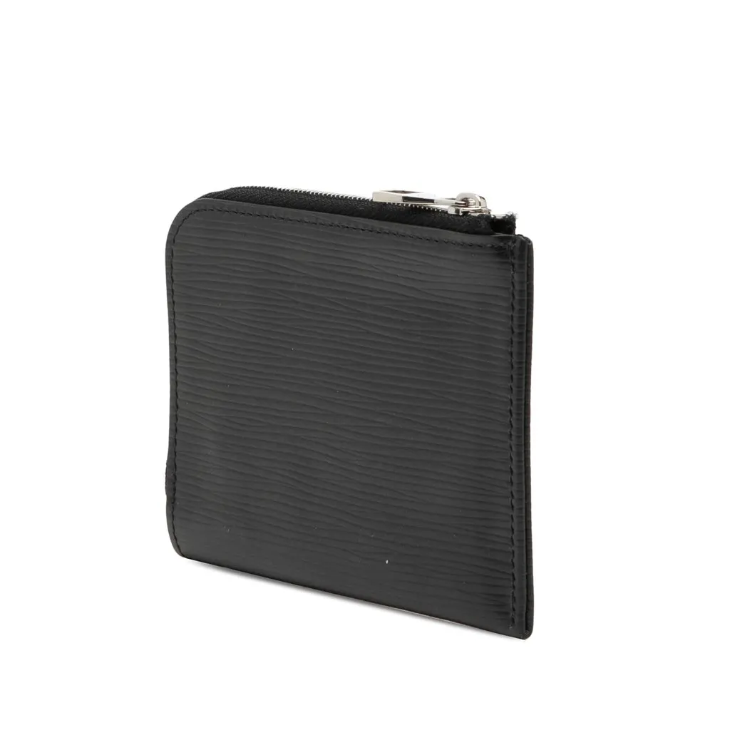 Louis Vuitton Epi Coin Pouch Black Leather Very good - Back View