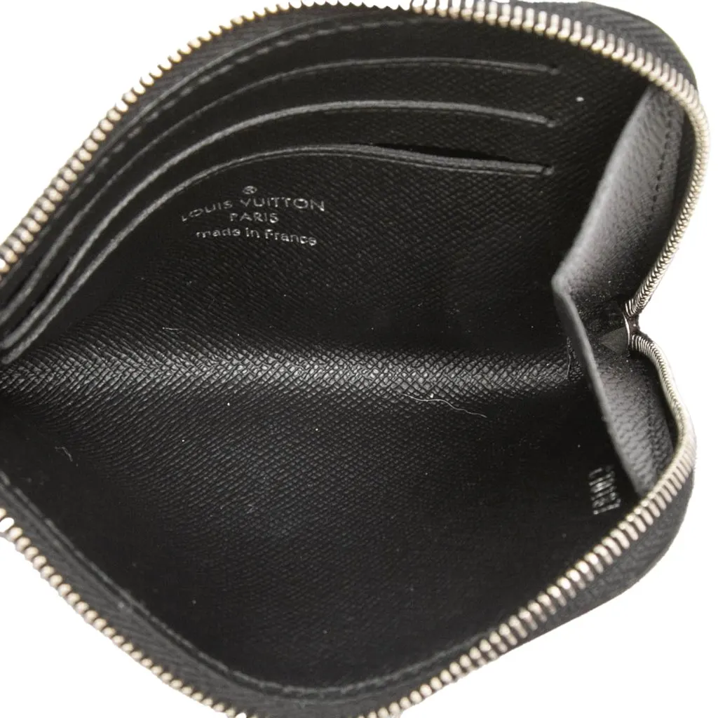 Louis Vuitton Epi Coin Pouch Black Leather Very good - Model View