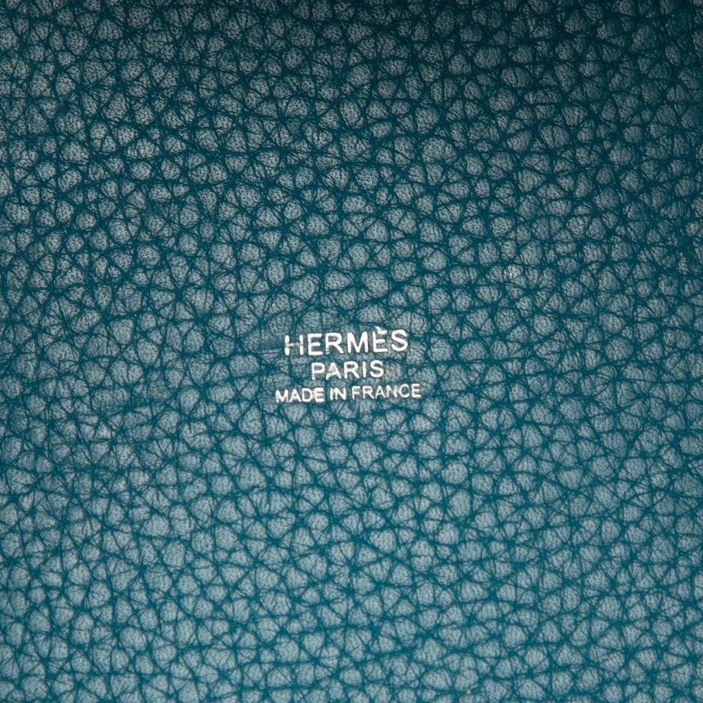 Hermès Clemence Picotin Lock 18 Blue Leather Very good - Box View
