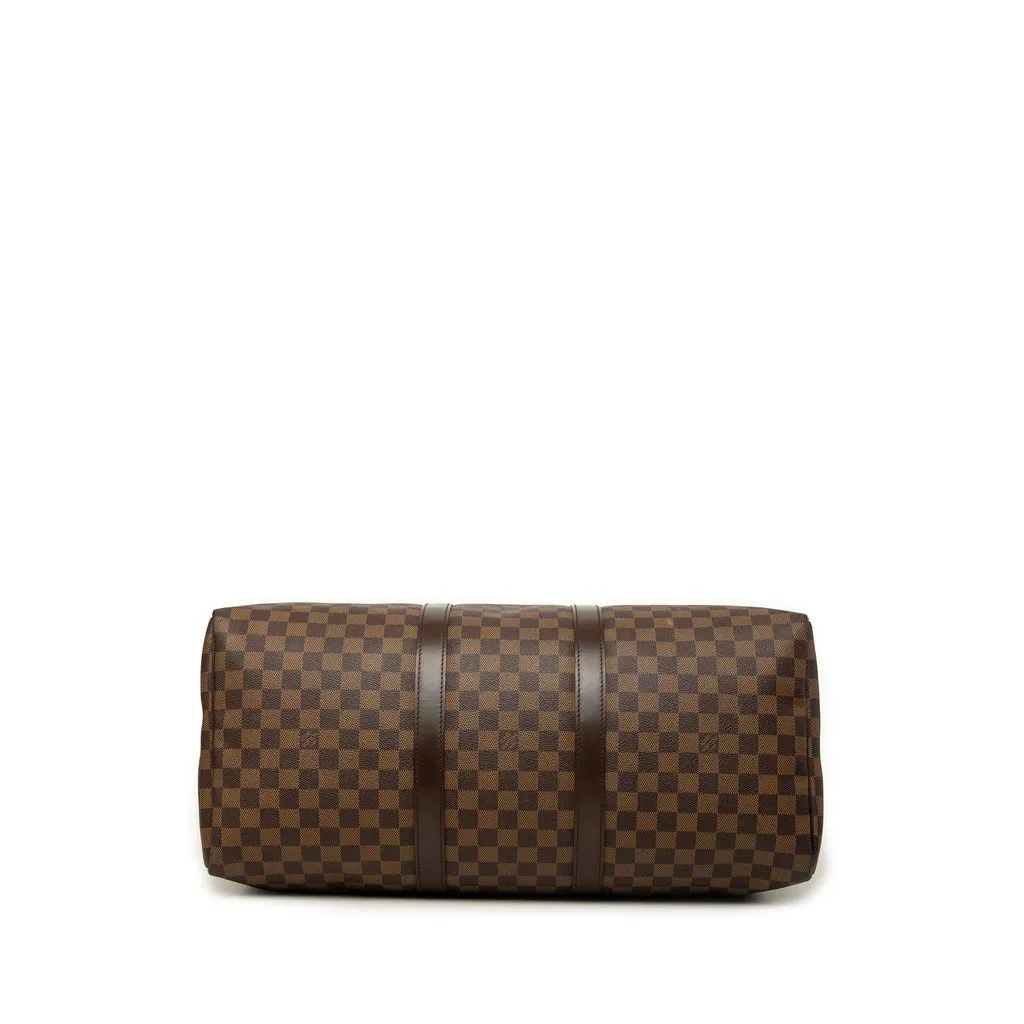 Louis Vuitton Damier Ebene Keepall 50 Brown Canvas Very good - Inside View