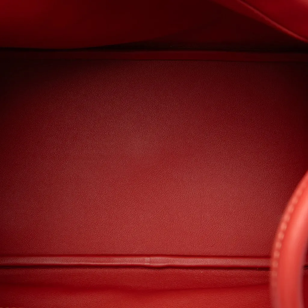 Hermès Swift Lindy 34 Red Leather Very good - Model View