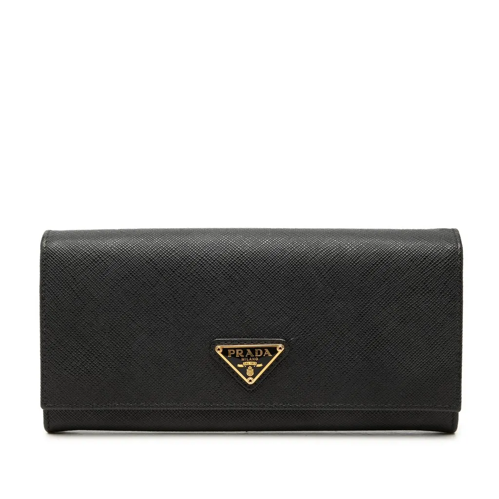 Prada Saffiano Bifold Long Wallet