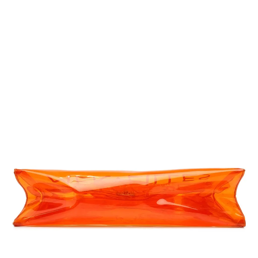 Hermès Vinyl Souvenir De L Exposition Kelly Handbag Orange Plastic Good - Inside View