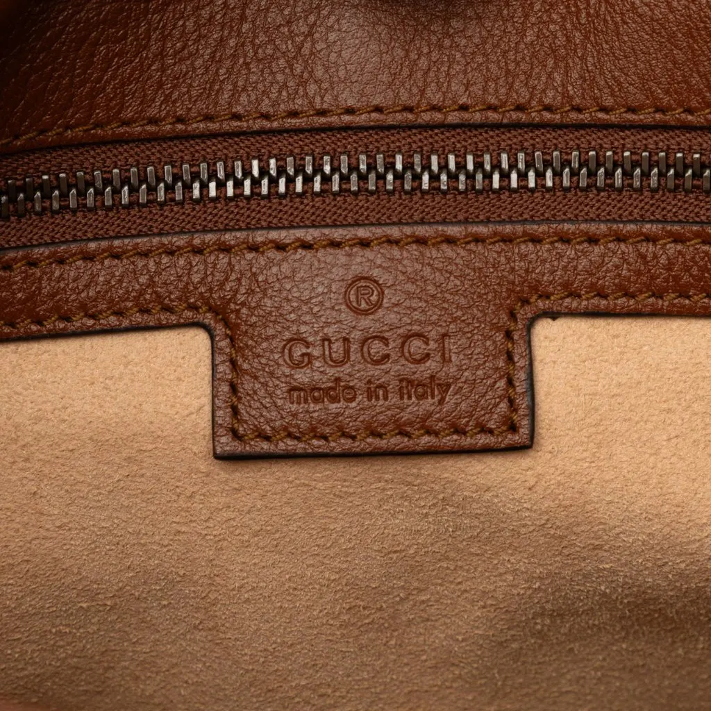 Gucci Medium Calfskin Bamboo Diana Satchel Brown Leather Very good - Box View