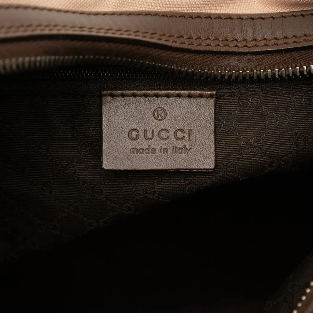 Gucci Canvas Shoulder Bag Beige Canvas Good - Box View