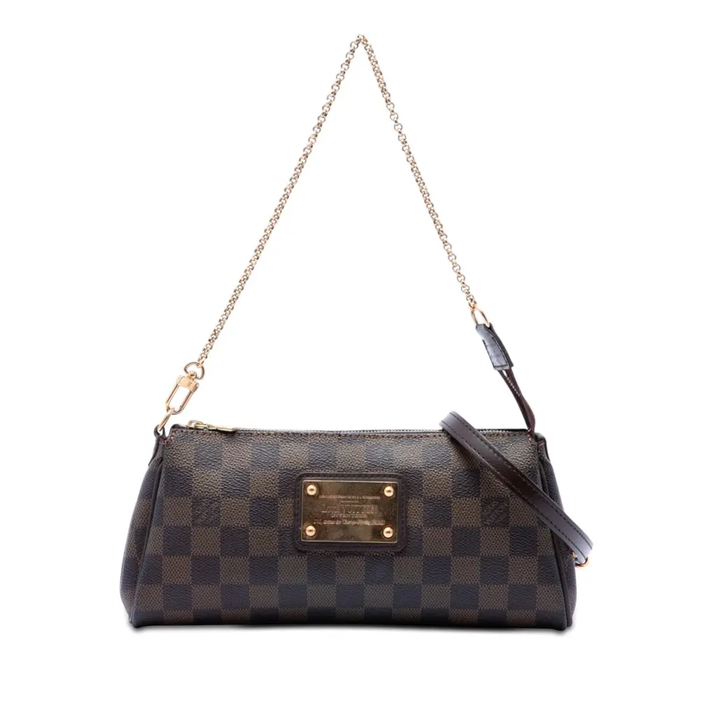 Louis Vuitton Damier Ebene Eva Brown Very good - Front View
