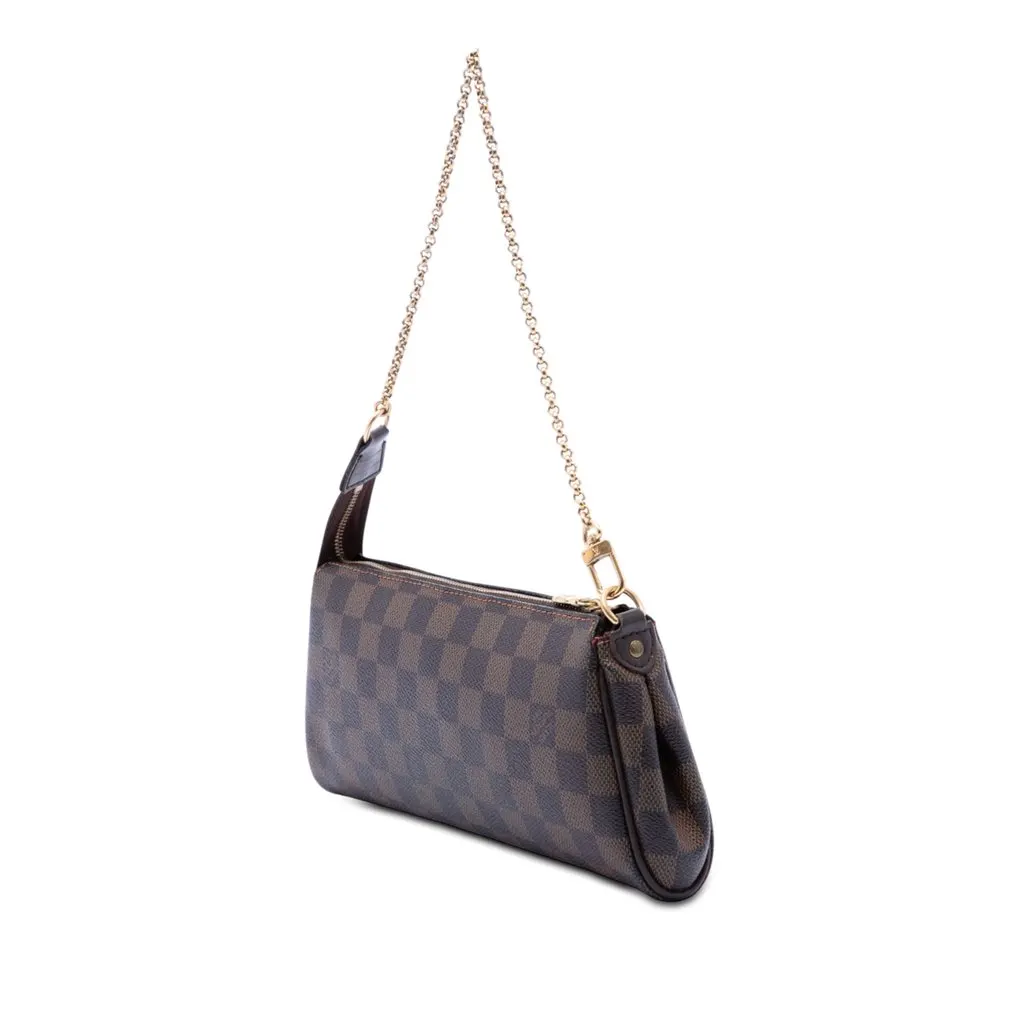 Louis Vuitton Damier Ebene Eva Brown Very good - Back View
