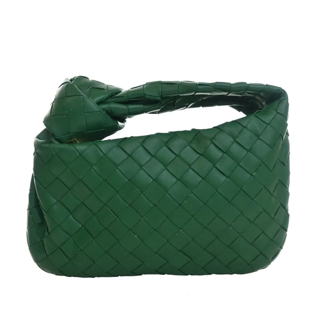 Bottega Veneta Mini Nappa Intrecciato Jodie Green Leather Very good - Inside View