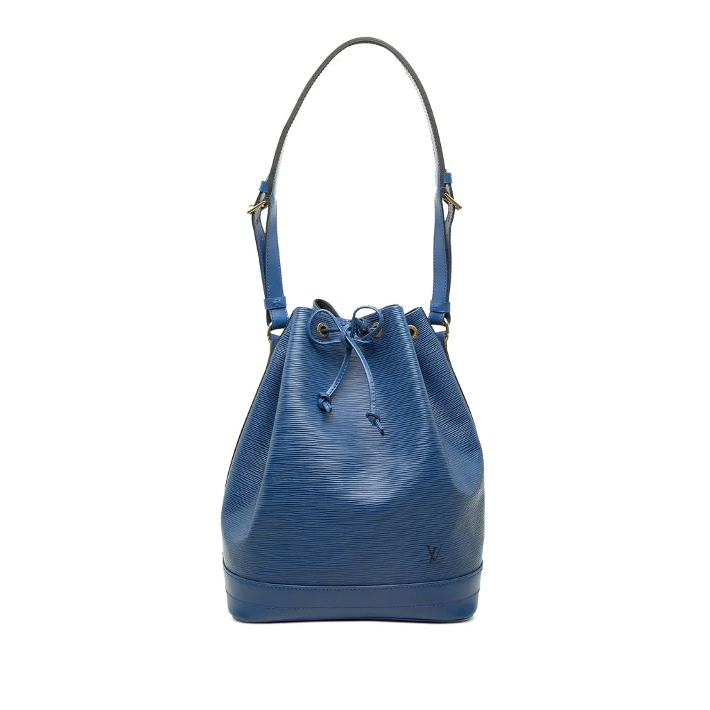 Louis Vuitton Epi Noe GM Blue Leather Good - Front View