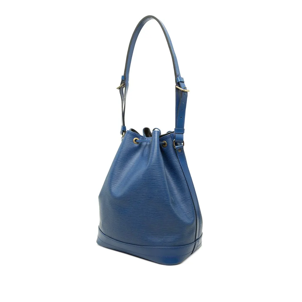 Louis Vuitton Epi Noe GM Blue Leather Good - Back View