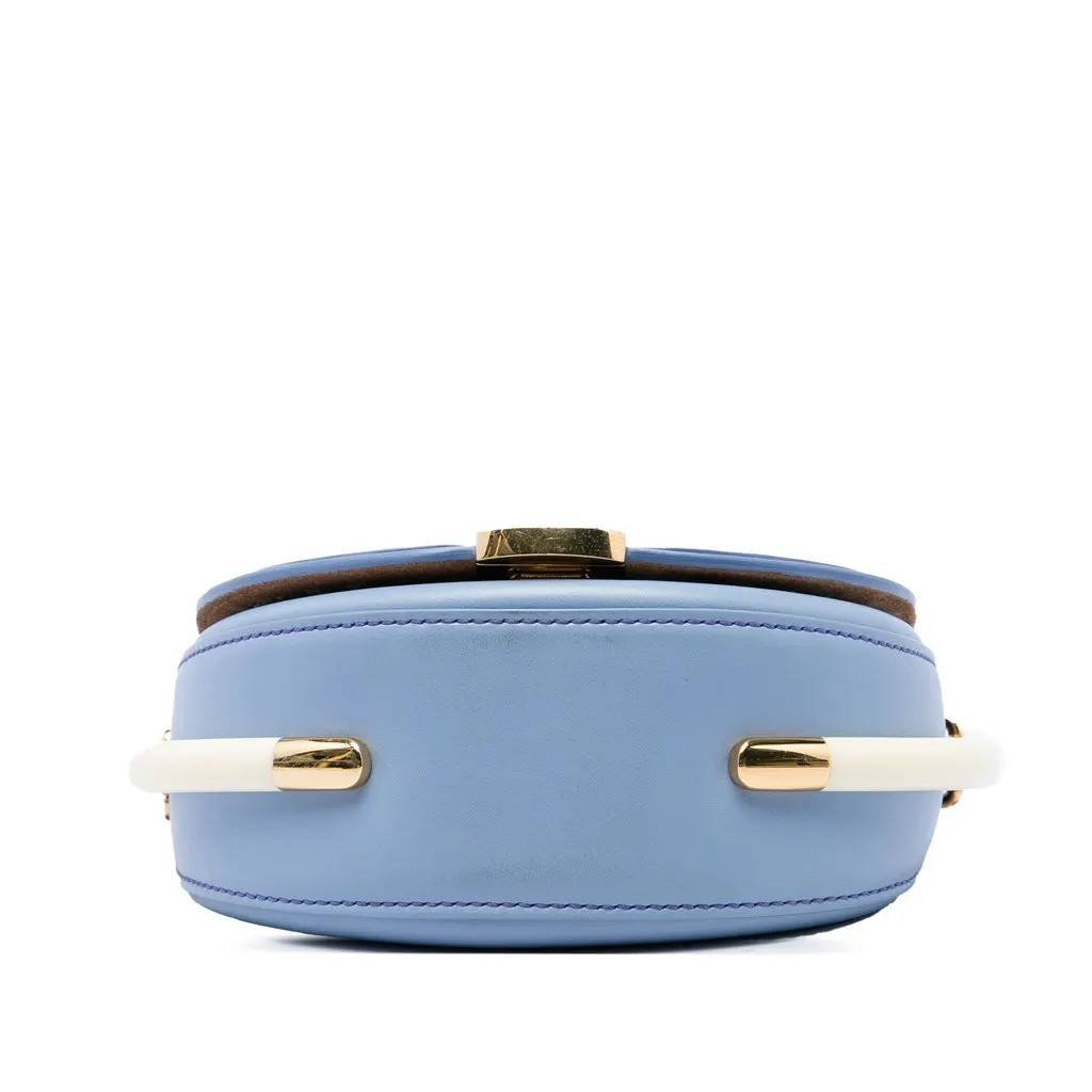 Fendi Leather Moonlight Crossbody Blue Leather Very good - Inside View