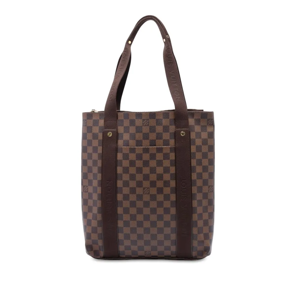 Louis Vuitton Damier Ebene Cabas Beaubourg Brown Canvas Very good - Front View