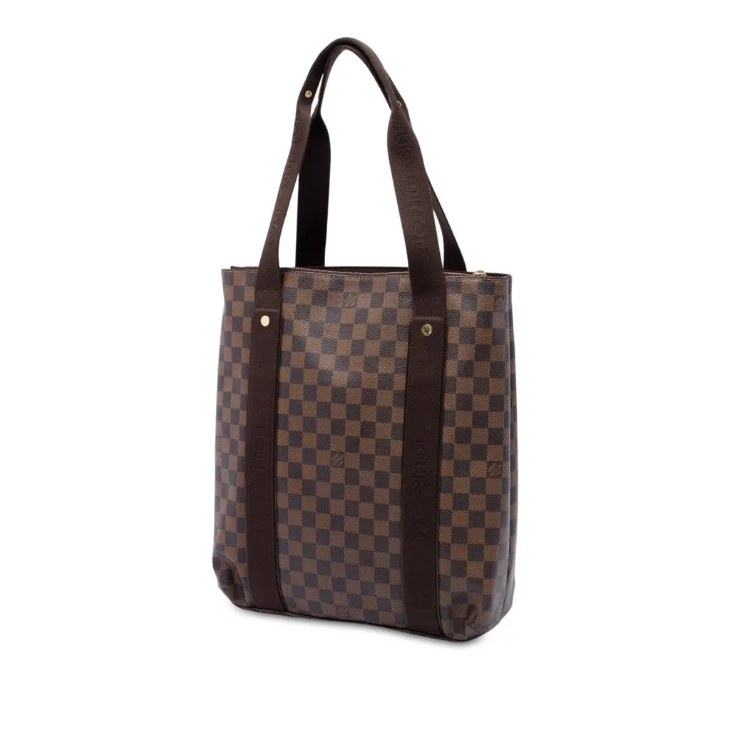 Louis Vuitton Damier Ebene Cabas Beaubourg Brown Canvas Very good - Back View