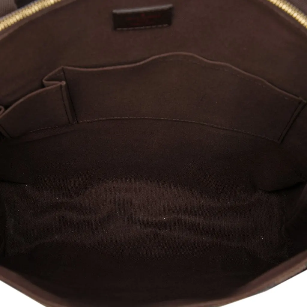 Louis Vuitton Damier Ebene Cabas Beaubourg Brown Canvas Very good - Model View