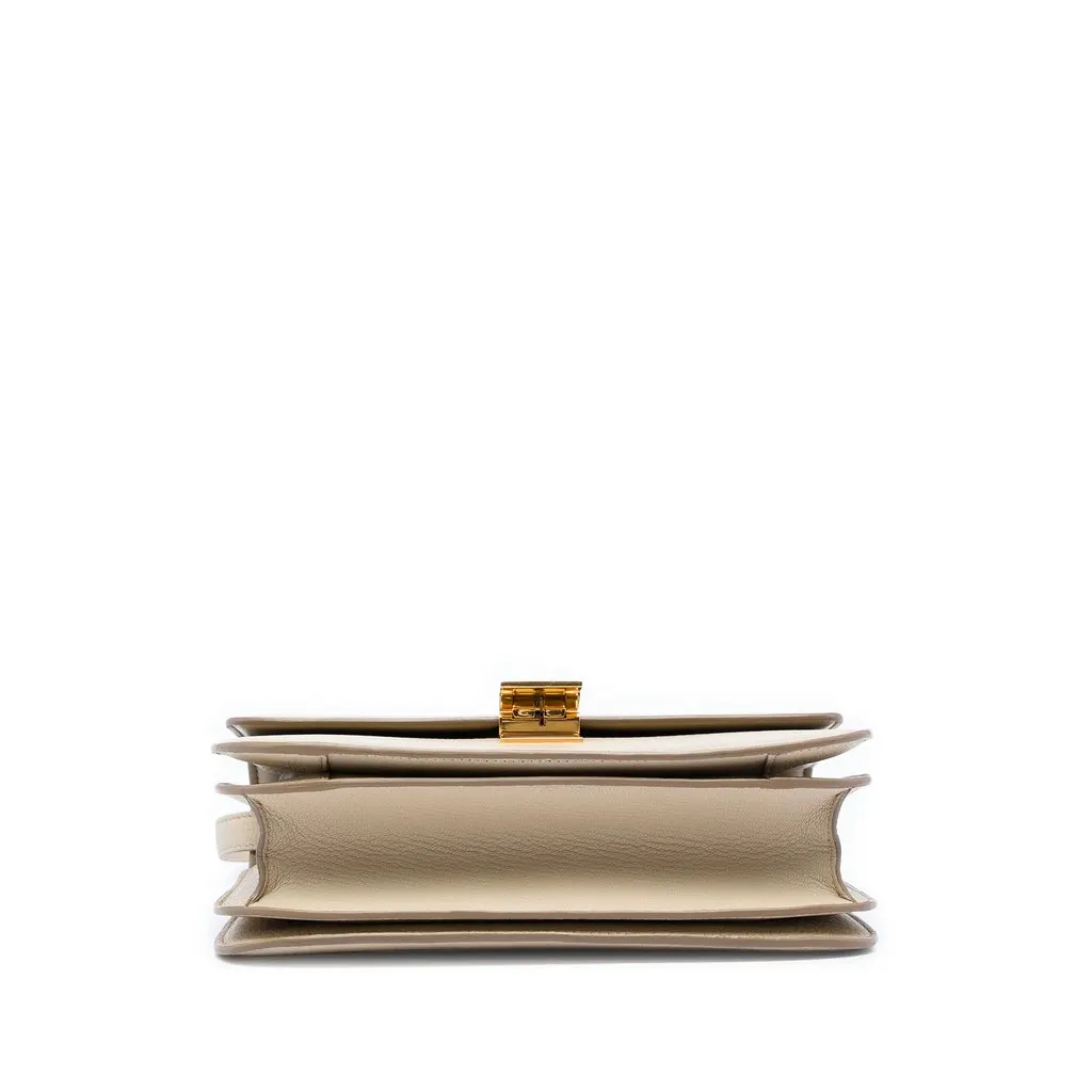 Celine Medium Goatskin Classic Box Beige Leather Very good - Inside View