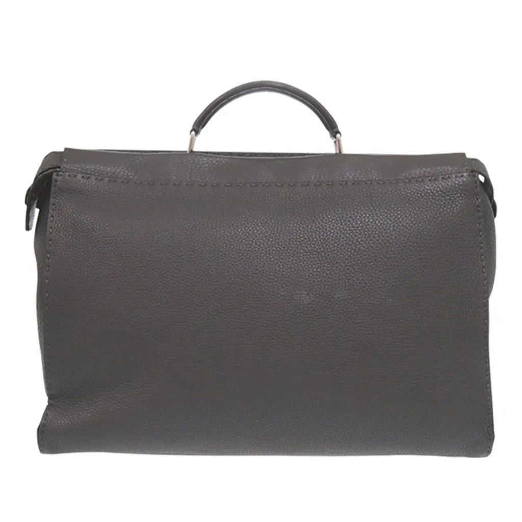 Fendi Large Leather Selleria Monster Eyes Peekaboo Iconic Essential Satchel MultiColor Leather Very good - Back View