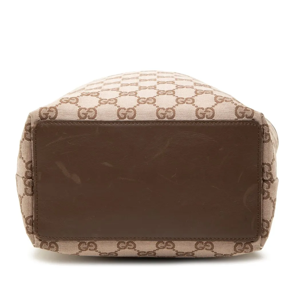 Gucci GG Canvas Tote Beige Canvas Good - Inside View