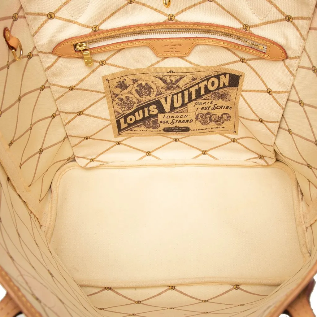 Louis Vuitton Monogram Summer Trunks Neverfull MM Brown Very good - Model View