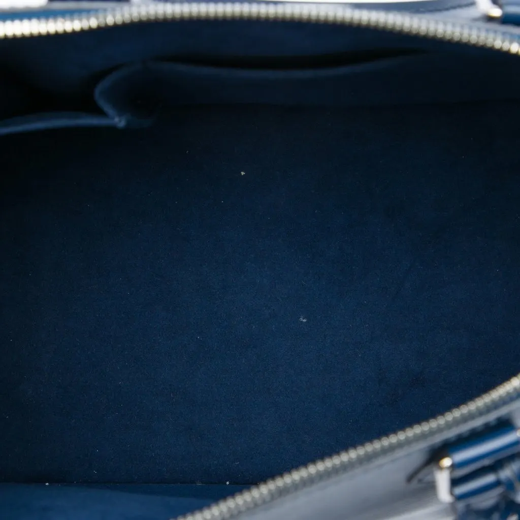 Louis Vuitton Epi Alma GM Blue Leather Very good - Model View